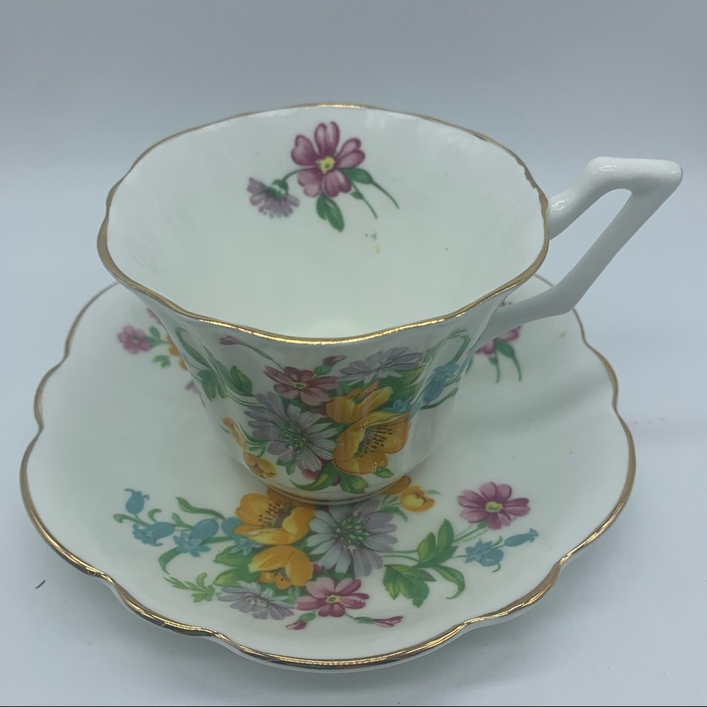 English made Teacup and Saucer Regency Plus Mystery Teacup Gift!